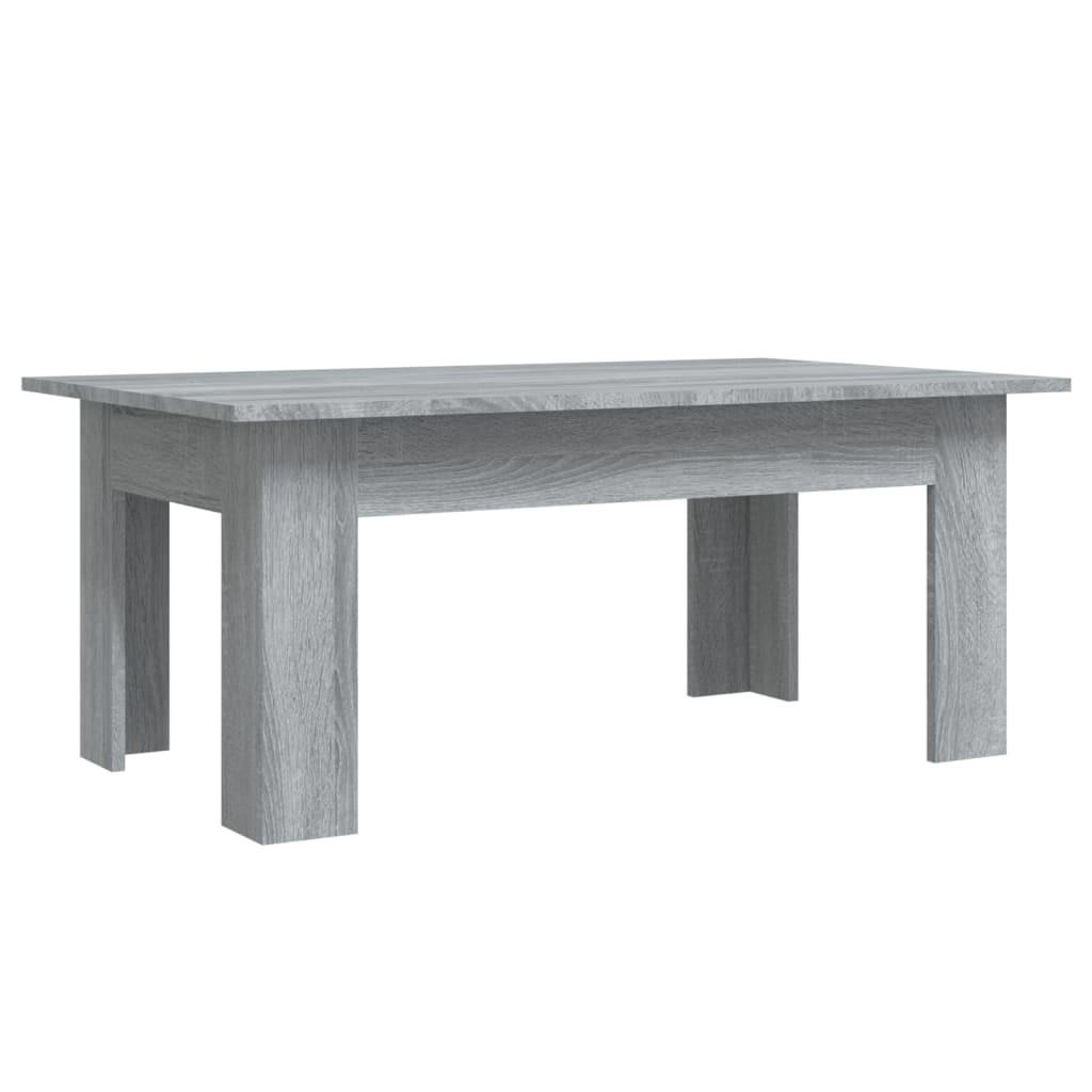 furnicato Couchtisch Grau 100x42x60 cm