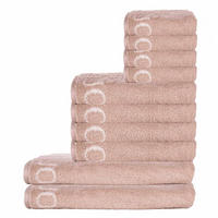 HANDTUCH Unisex Classic Rosa Baumwolle 10er Pack - Rosa, Textil (200/135cm) - Joop!