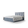 BOXBETT ALTEA 140x200, mit Matratze H3 und Topper, Monolith 70 - Hellblau, Holz/Kunststoff (140/200cm) - Bedante