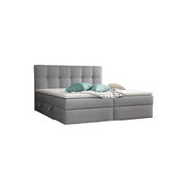 BOXBETT Arturo In Soro - Grau, Holzwerkstoff/Textil (120/200cm) - Fun Möbel