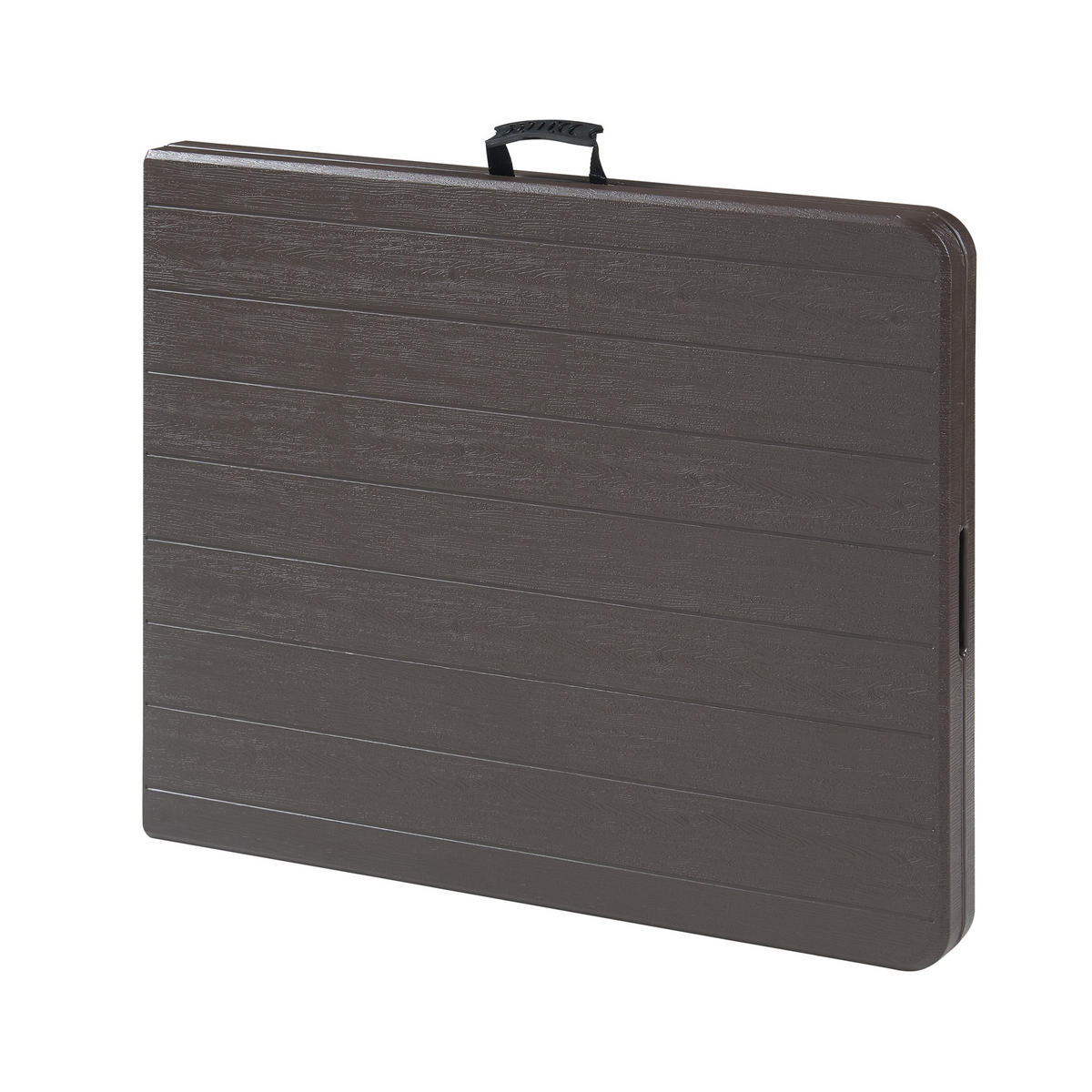 KLAPPTISCH Lillestrøm - Dunkelbraun, Kunststoff/Metall (75/180/72cm) - [en.casa]