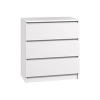 KOMMODE bella3 - Weiß, Holzwerkstoff (60/76/35cm) - roe furniture