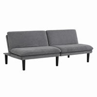 SOFA 2-Sitzer mit verstellbarer Rückenlehne Grau - Grau, Holzwerkstoff (168/67/86cm) - Meubliv