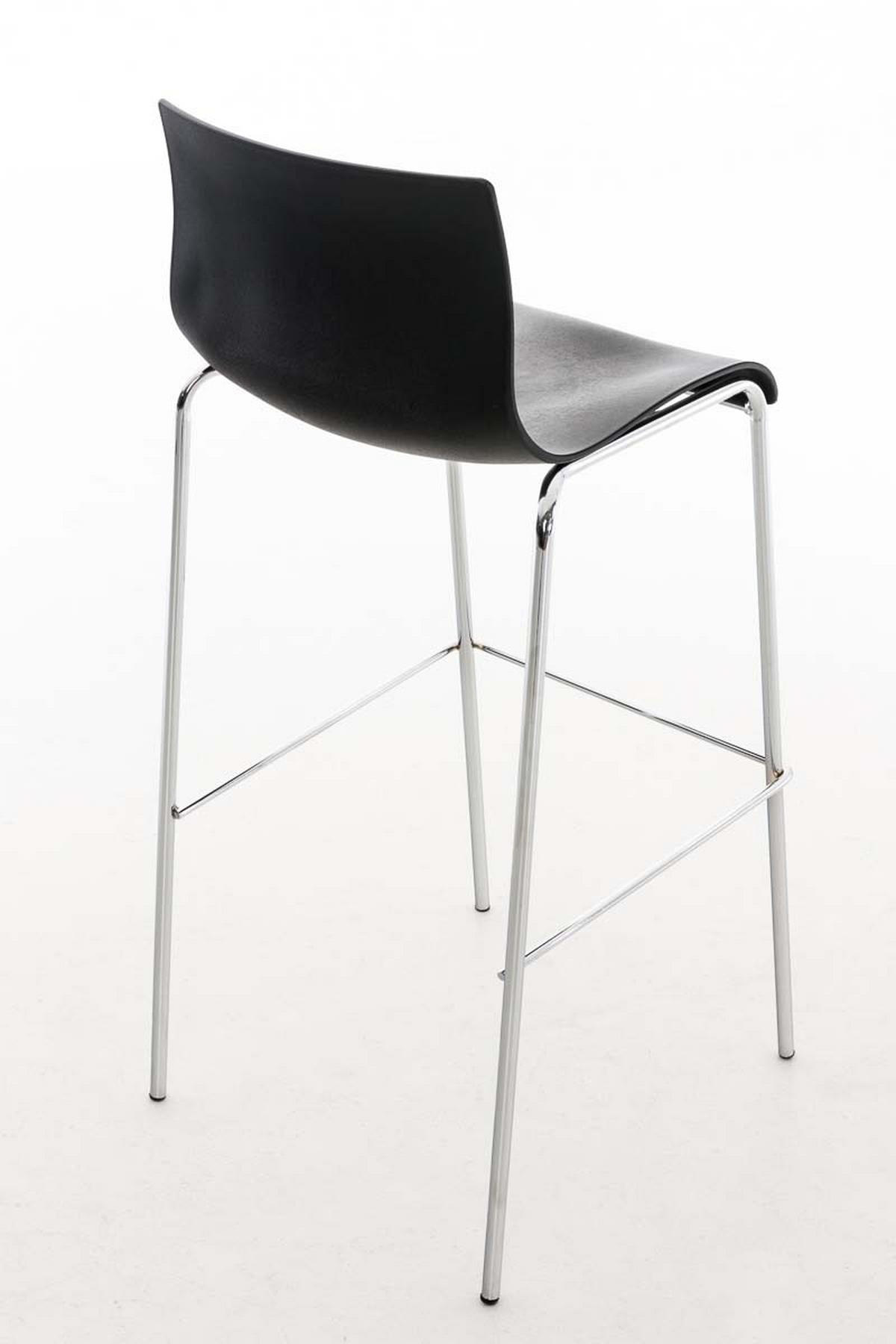 BARHOCKER TOKIO Schwarz Kunststoff - Schwarz, Kunststoff/Metall (43/100/48cm) - DELUKE