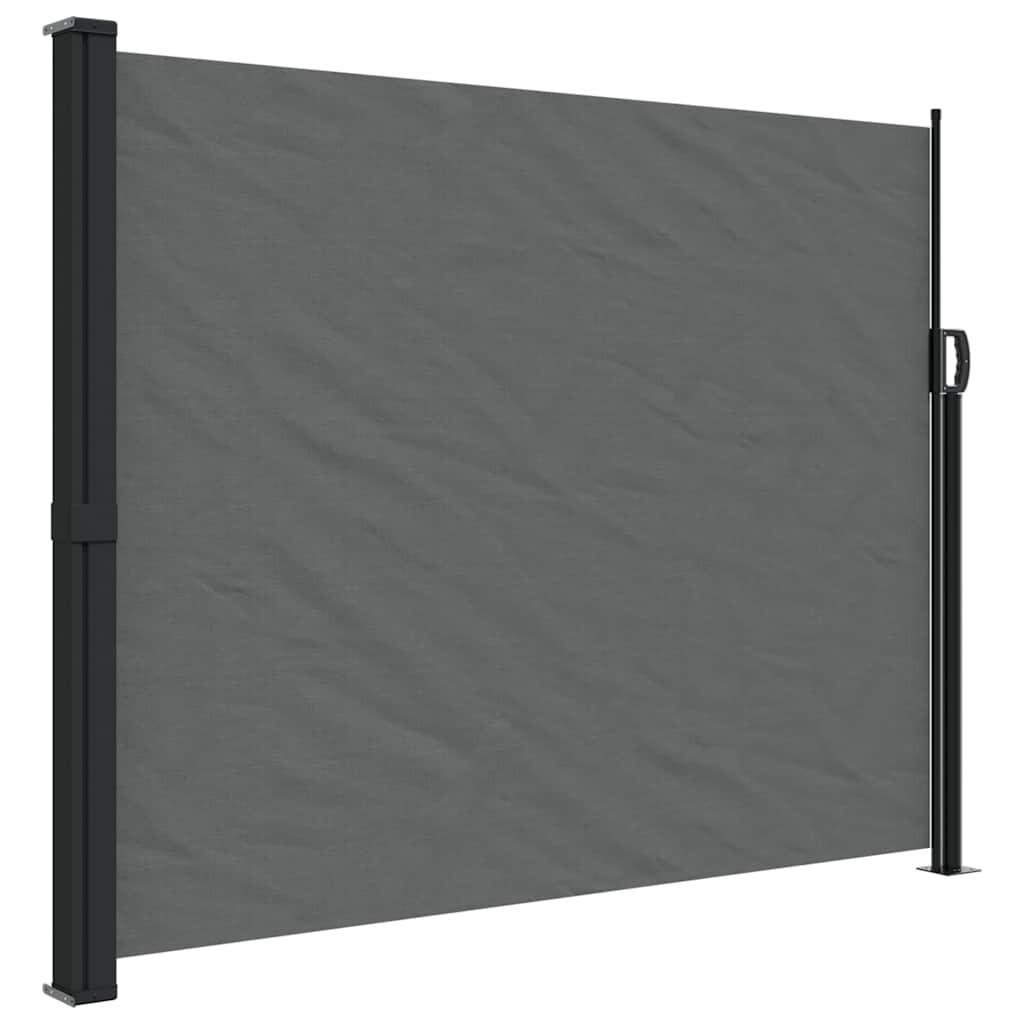 SEITENMARKISE Ausziehbar Anthrazit 160/600 Cm - Anthrazit, Textil (160/600cm) - vidaXL