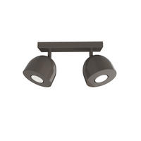 DECKENLEUCHTE - Graubraun, Metall (6.5/27/18cm) - Lumicom