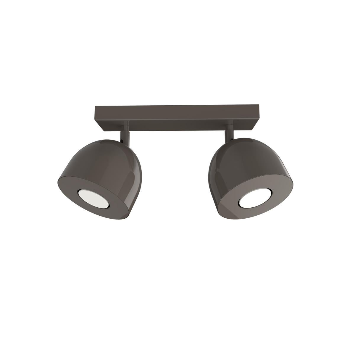 DECKENLEUCHTE - Graubraun, Metall (6.5/27/18cm) - Lumicom