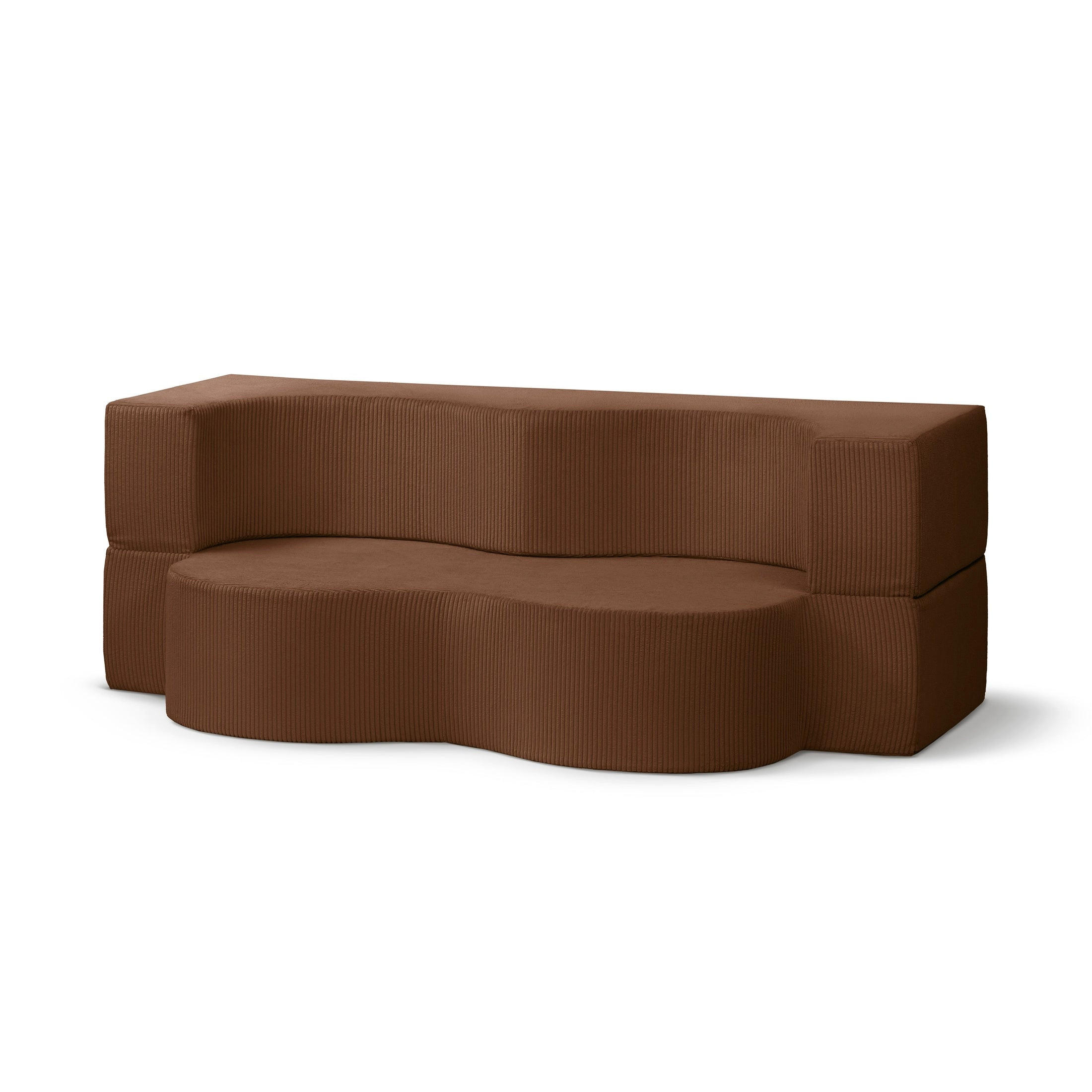 SOFA Kamelia Dunkelbraun - Dunkelbraun, Textil (200/70/100cm) - Pillovely
