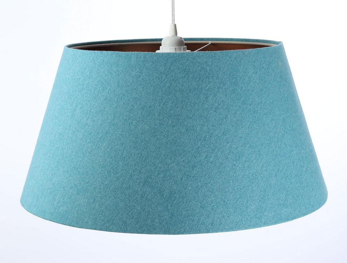 HÄNGELEUCHTE Blau 50/27 cm - Blau/Kupferfarben, Kunststoff (50/1.3/27cm) - ONZENO