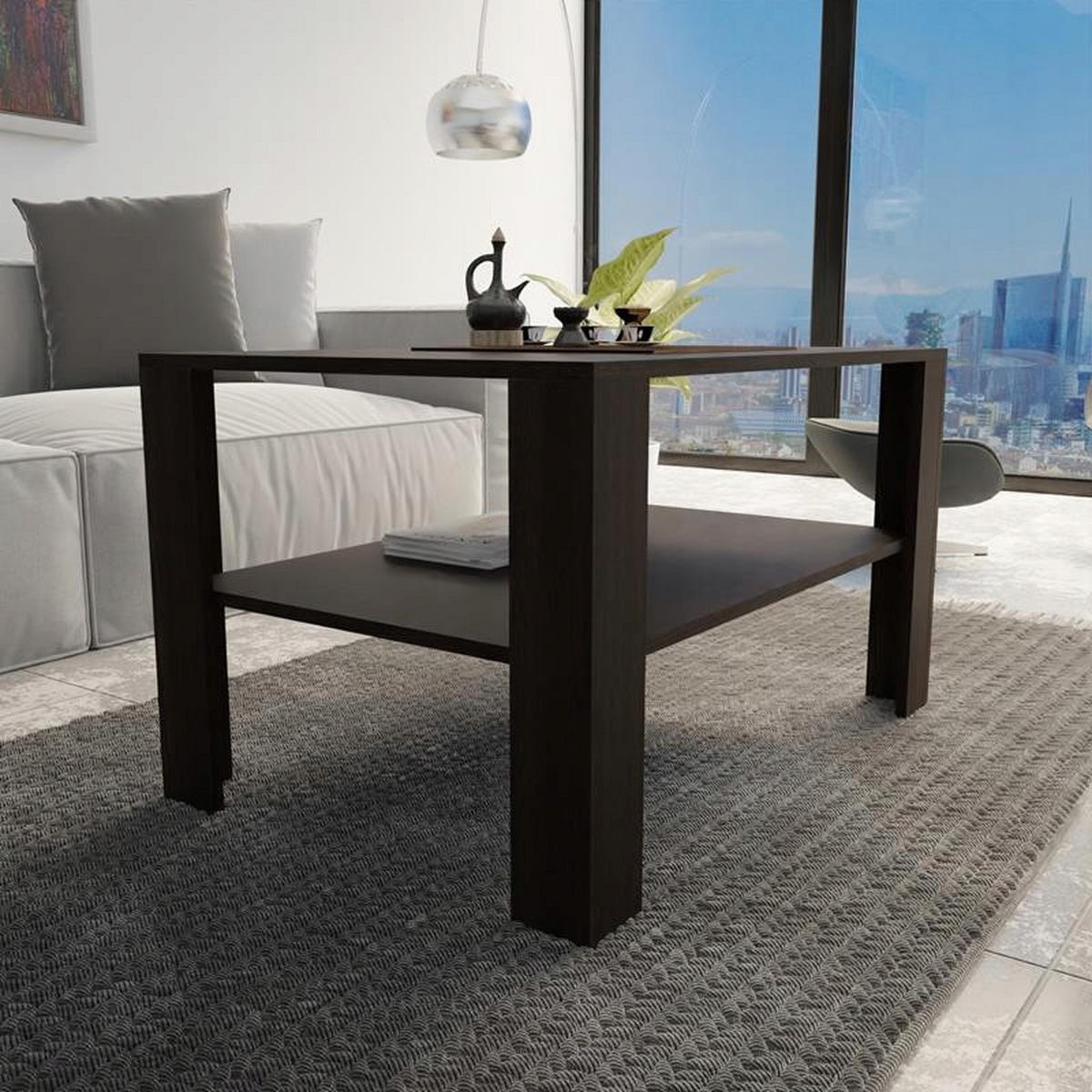 COUCHTISCH EX3 Wenge 100/68/60 cm - Wengefarben, Holzwerkstoff (68/100/60cm) - Matkam Möbel