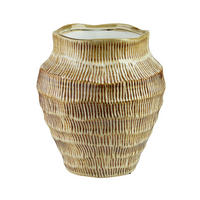 VASE MANON Beige 18/25/28cm Keramik - Beige, Keramik (30cm) - Mondex