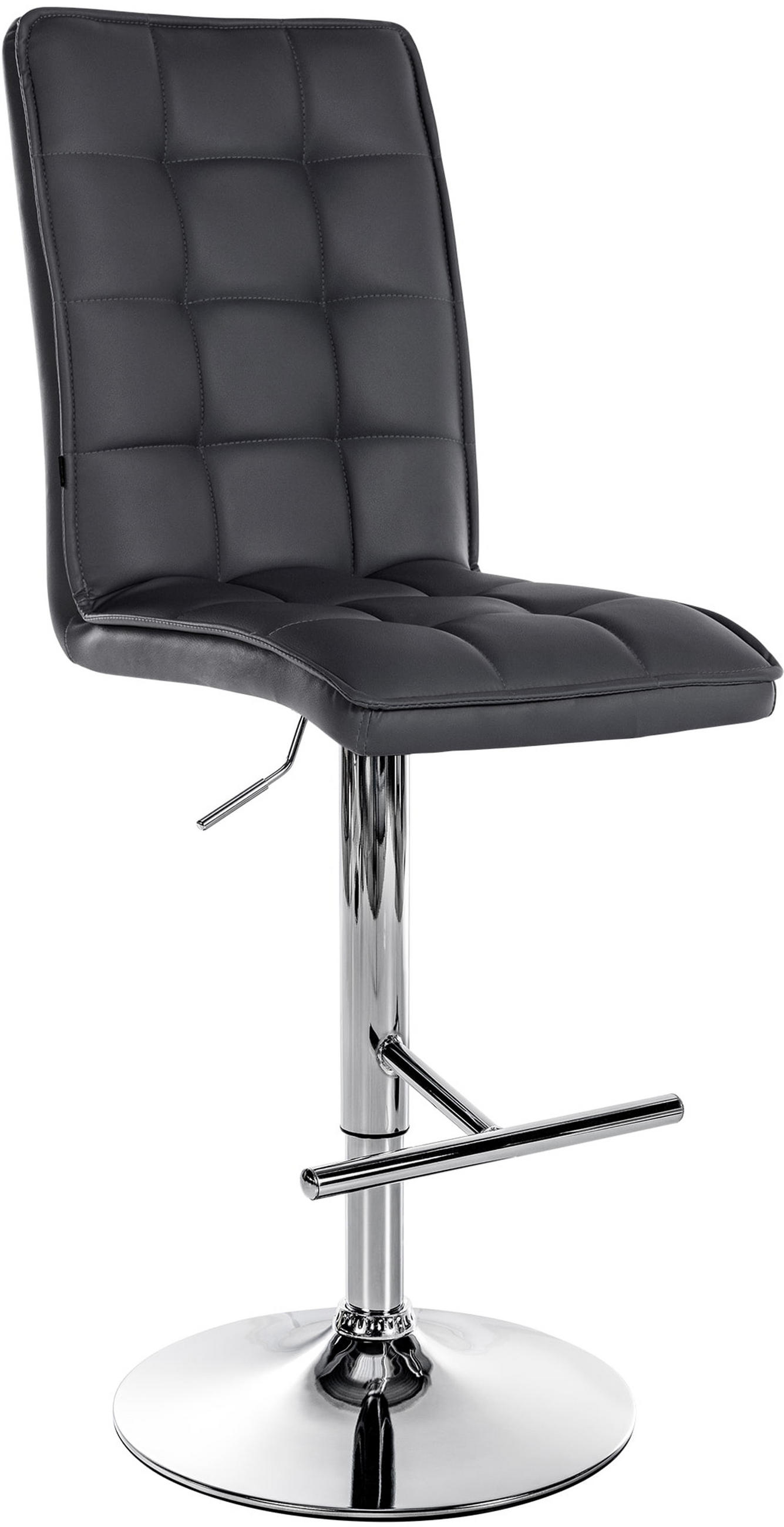 TPFLiving Barhocker Schwarz 45x133x54 cm