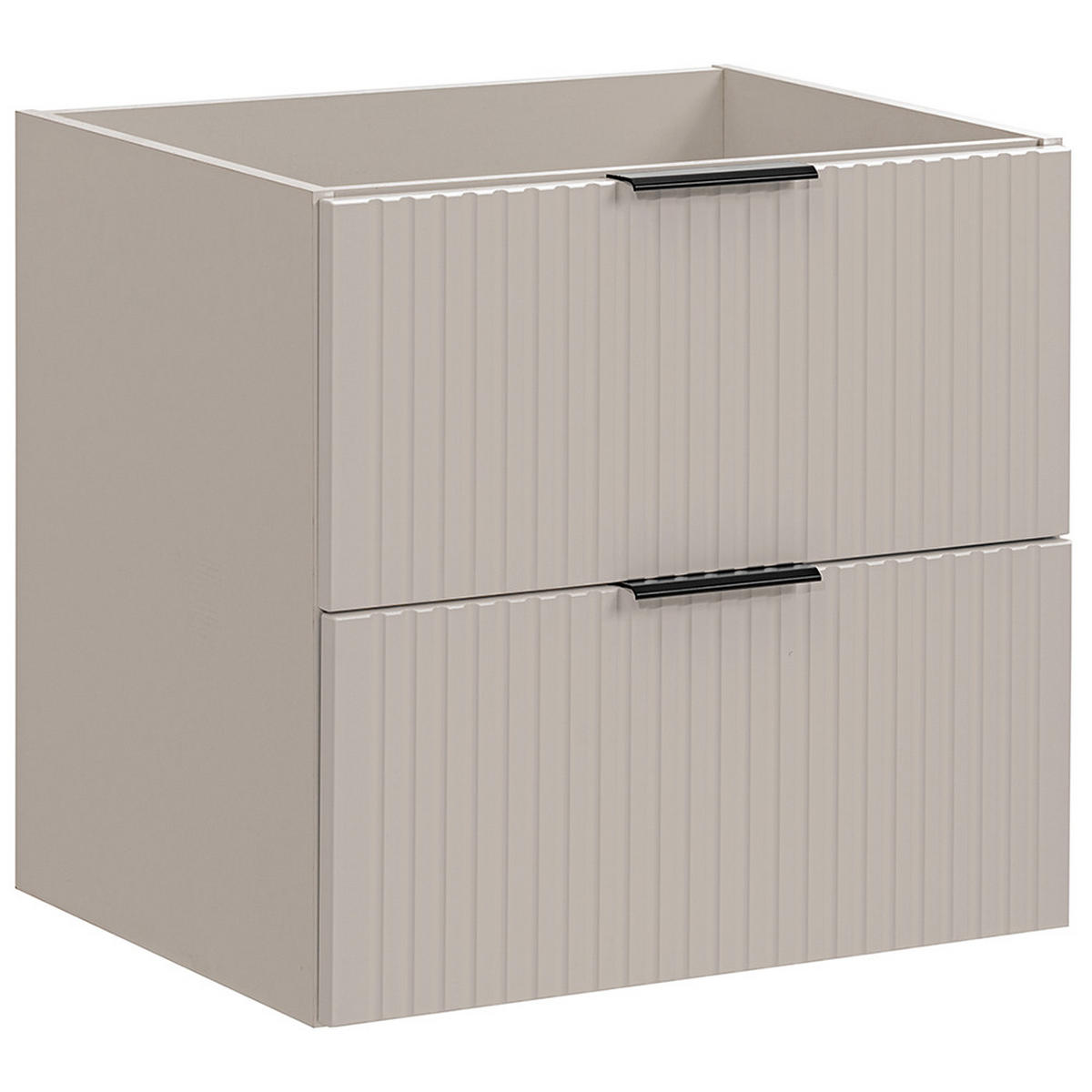 DOPPELWASCHTISCH Adelaide-56 - Beige, Holzwerkstoff (121/59/46cm) - Lomado