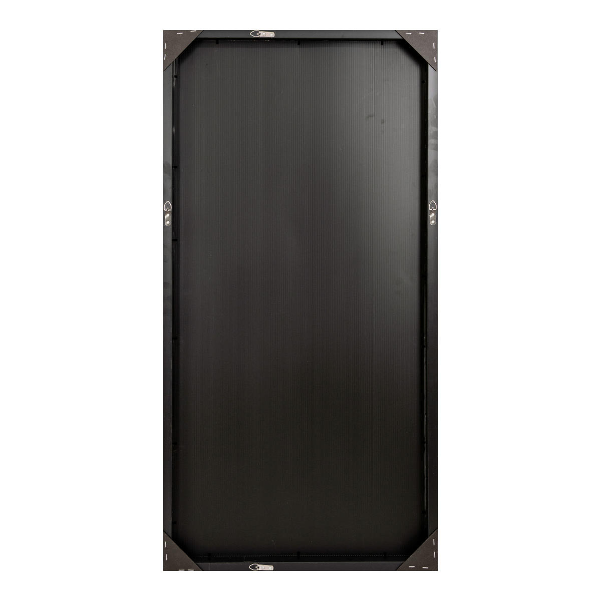 WANDSPIEGEL Novoli - Schwarz, Glas/Kunststoff (50/4/100cm) - [en.casa]
