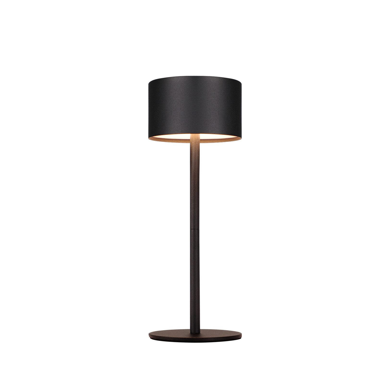 LED-TISCHLEUCHTE Abbe; 9/9/25cm(2er-set) - Schwarz, Metall (9/9/25cm) - Nettlife