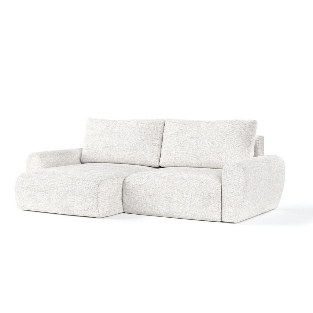 AltaBeds ROHOVÁ SEDAČKA OMARI, textil, Krémová