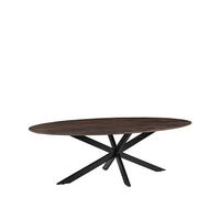 ESSTISCH James Brown 100/210/76 cm - Braun, Holz (100/210/76cm) - LABEL51