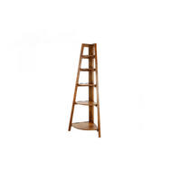 ECKREGAL TAVIRA Braun Akazie - Braun, Holz (64/148/44cm) - KAWOLA