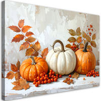 LEINWANDBILD Natur und Botanik 45x30cm - Orange, Textil (45/30cm) - Feeby