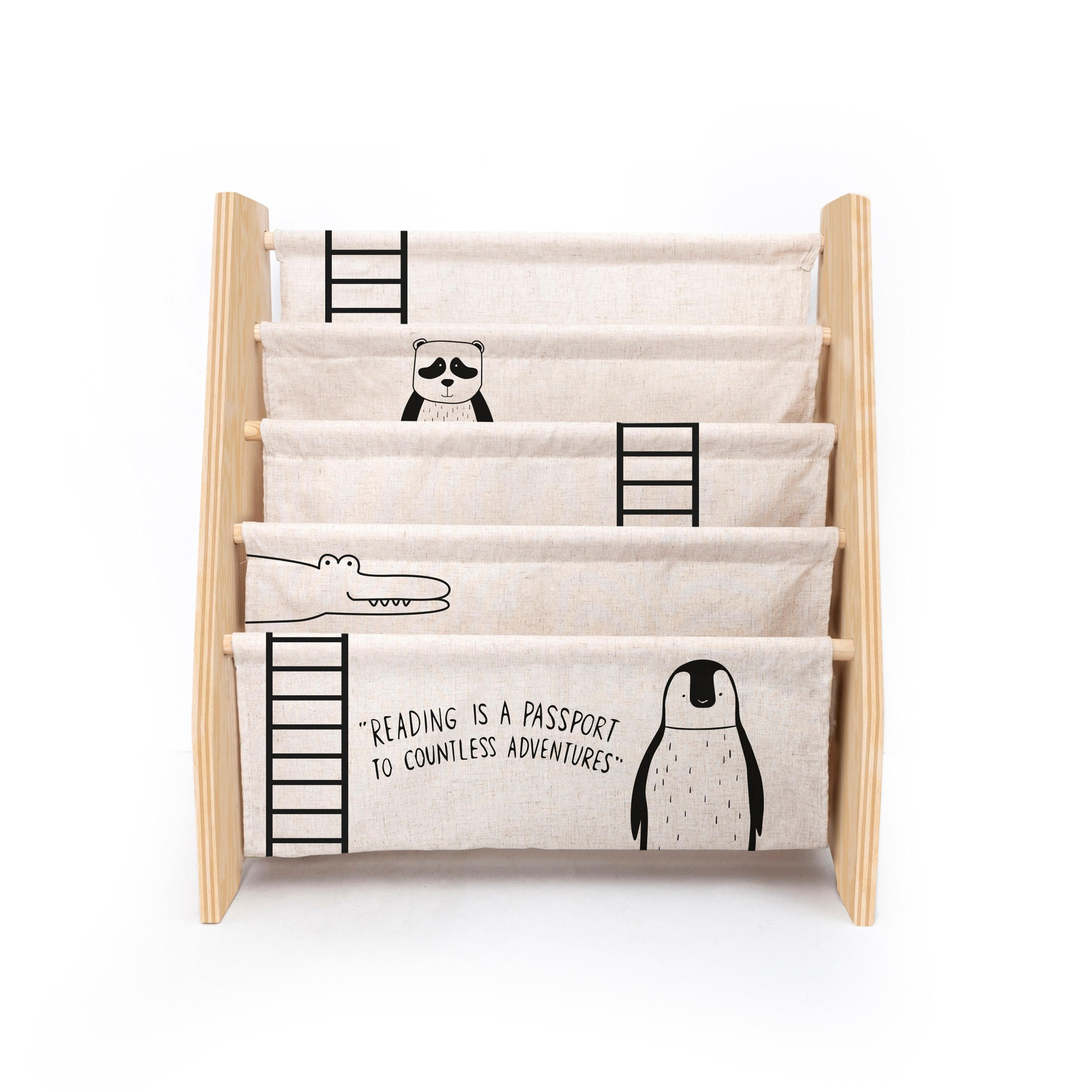 RNT By Really Nice Things Bücherregal Beige, Schwarz 31x71x61 cm