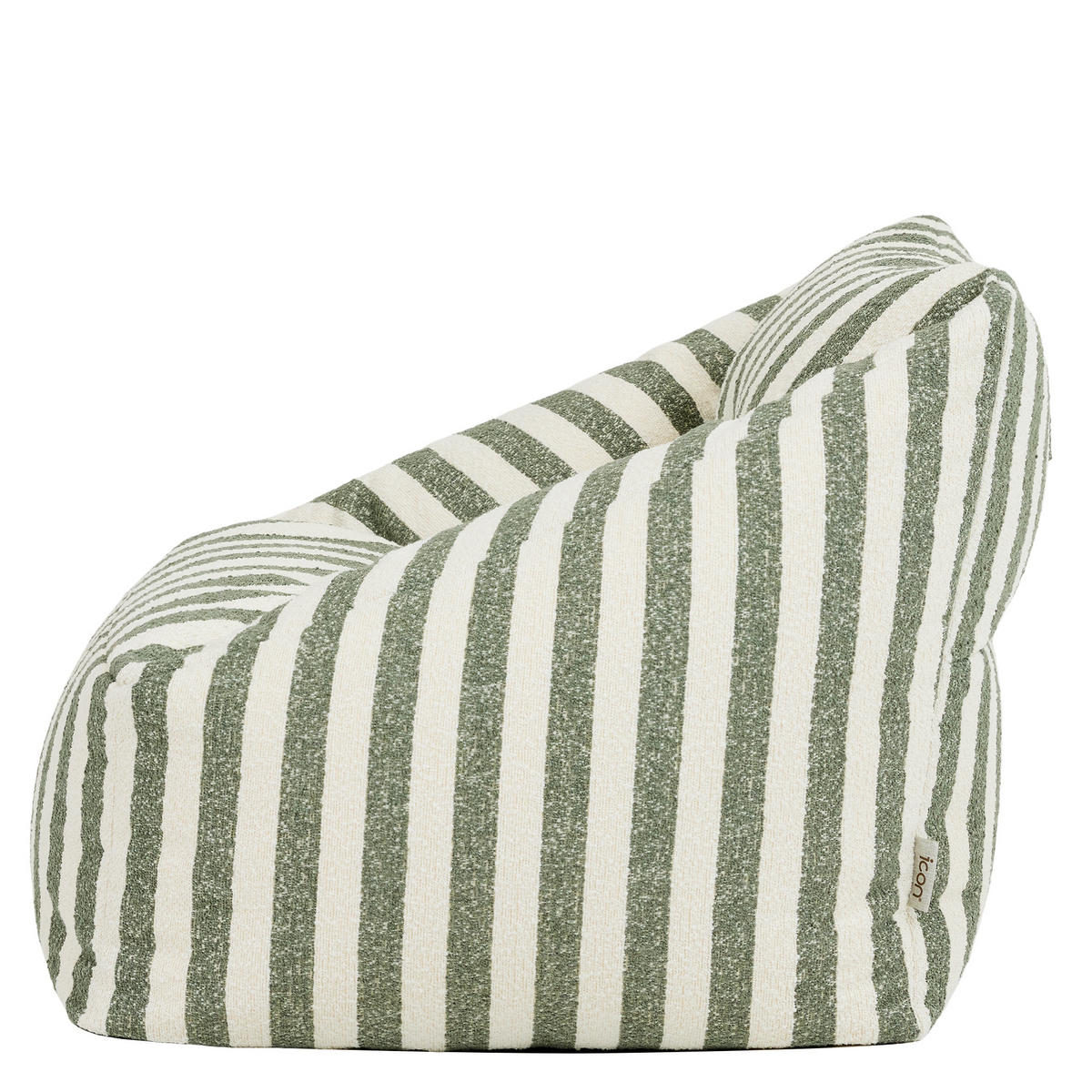 SITZSACK Sessel Natalia Bouclé - Grün, Textil (70/65/70cm) - icon