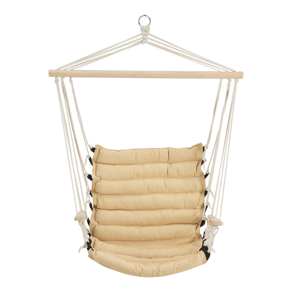 HÄNGESESSEL Bariloche - Beige, Textil (55/140/45cm) - [en.casa]
