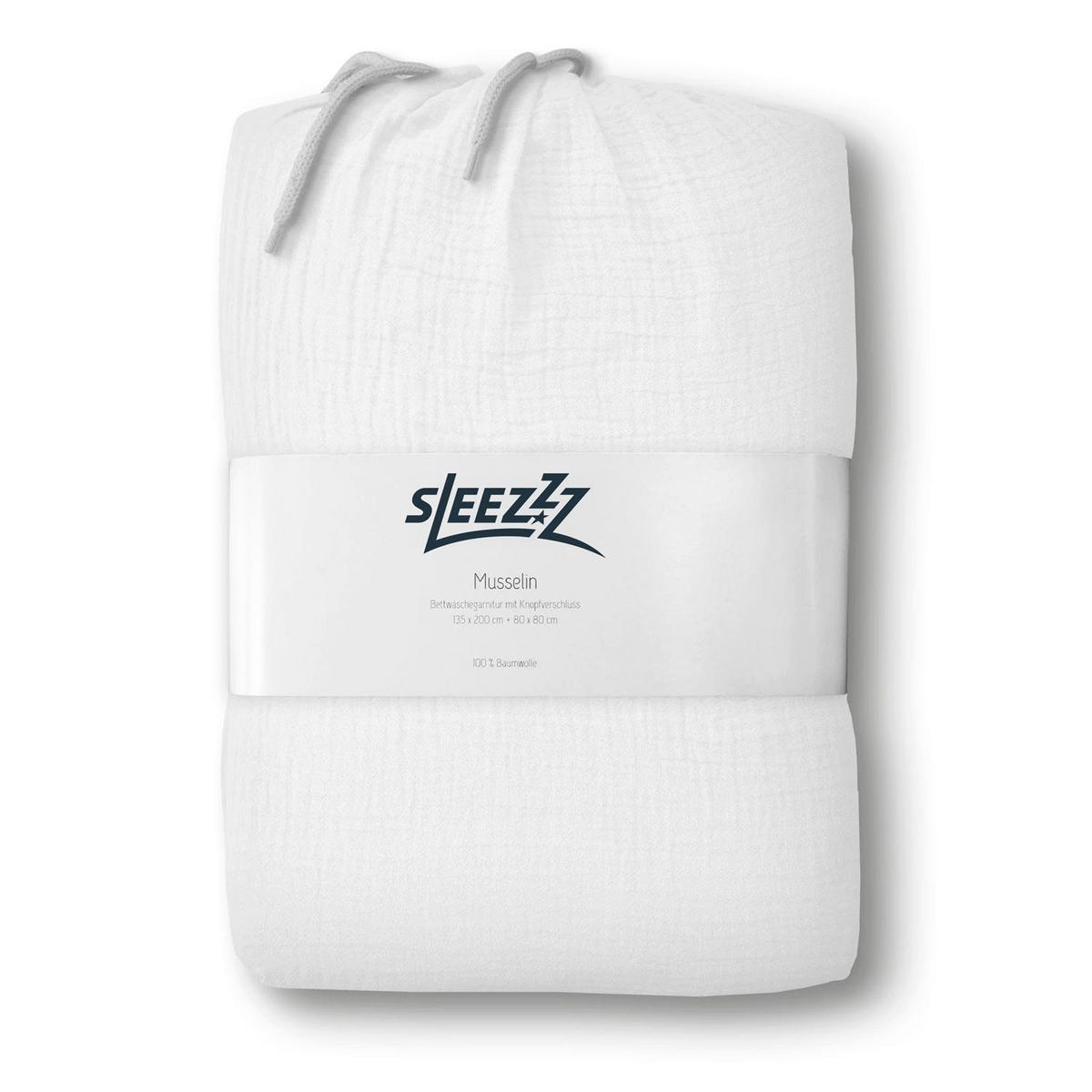 BETTWÄSCHE 155x220 cm - Weiß, Textil (155/220cm) - Sleezzz