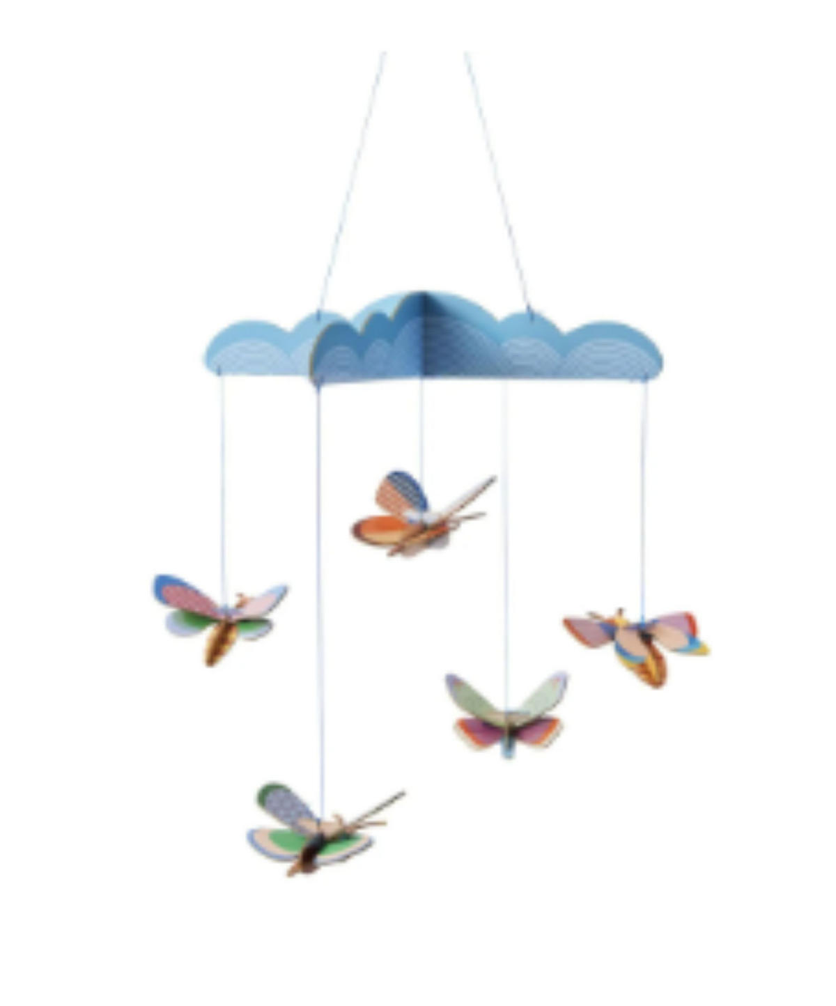 BABYMOBILE Studio ROOF, Bastel-Set, Schmetterlingstanz, 3D-Wandobjekt (von studio ROOF) - Multicolor, Karton (36.2/36.2/6.4cm) - ich-zapfe