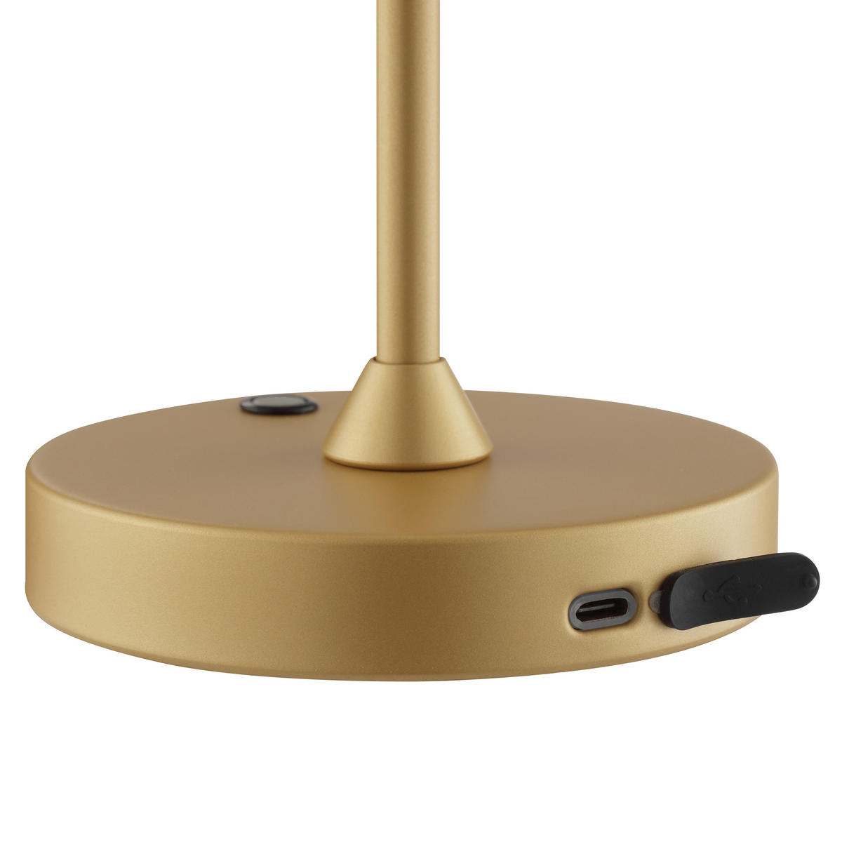 TISCHLEUCHTE Elora Gold matt 11/11/37 cm - Goldfarben, Metall (11/11/37cm) - Brilliant