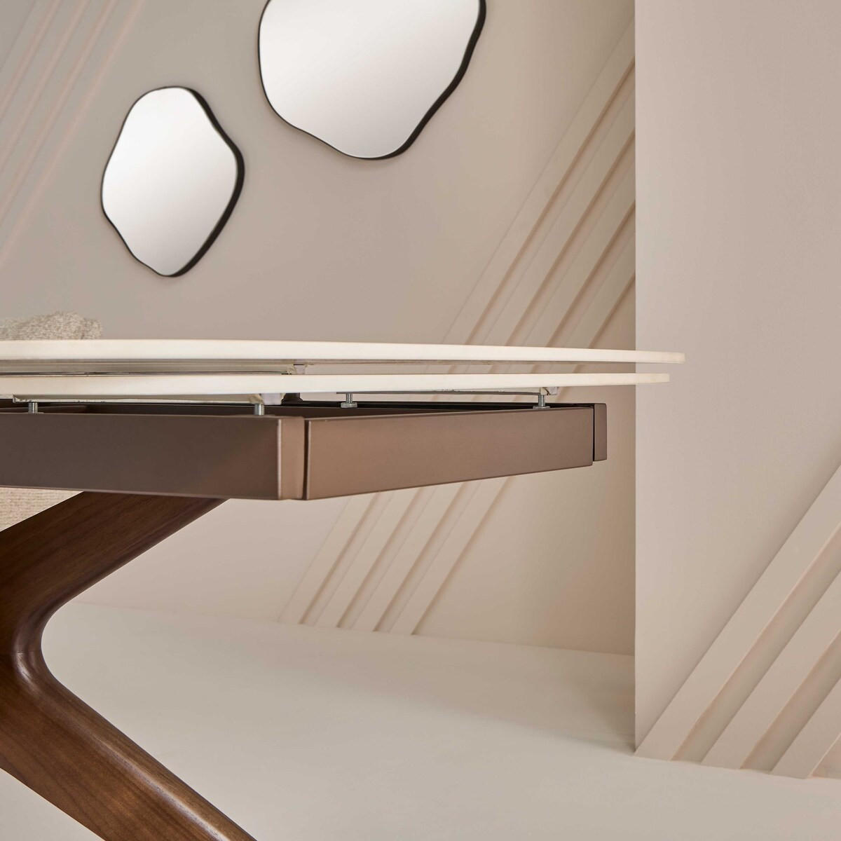 ESSTISCH mit Verlängerung - tivoli 180/90/76 cm - Creme, Naturmaterialien (97/90/76cm) - Signature