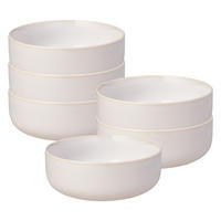 MÜSLISCHALEN Crafted Cotton ø 15,8 cm 6er Set - Beige, Keramik (15.8cm) - like.Villeroy & Boch