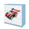 KOMMODE Babydreams Rennwagen 81/81/41 - Blau, Holzwerkstoff (81/81/41cm) - RAUMHIRSCH FURNITURE