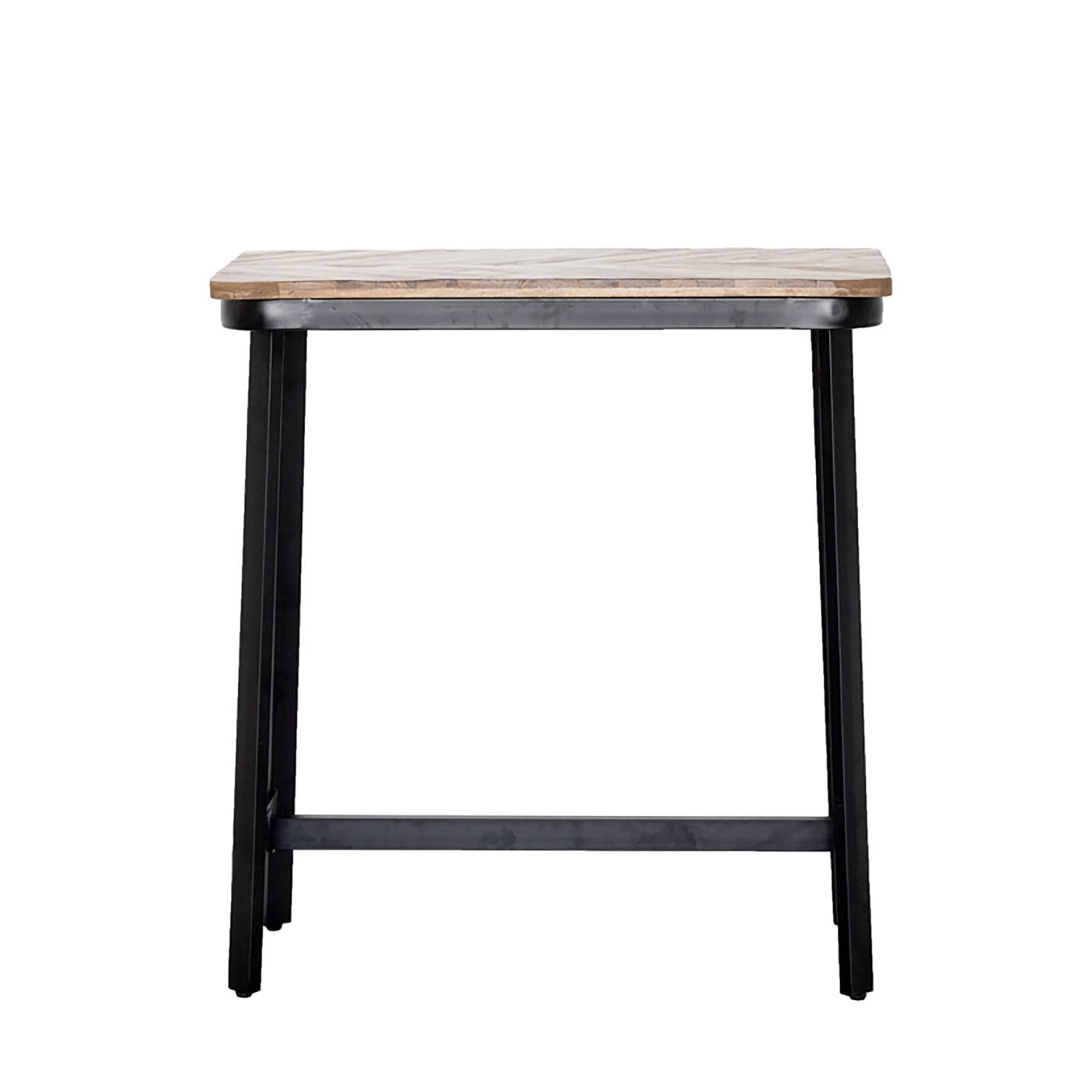 BARTISCH Herringbone aus Mangoholz 100cm, natürlich - Braun, Holz (50/110/100cm) - Giga Meubel