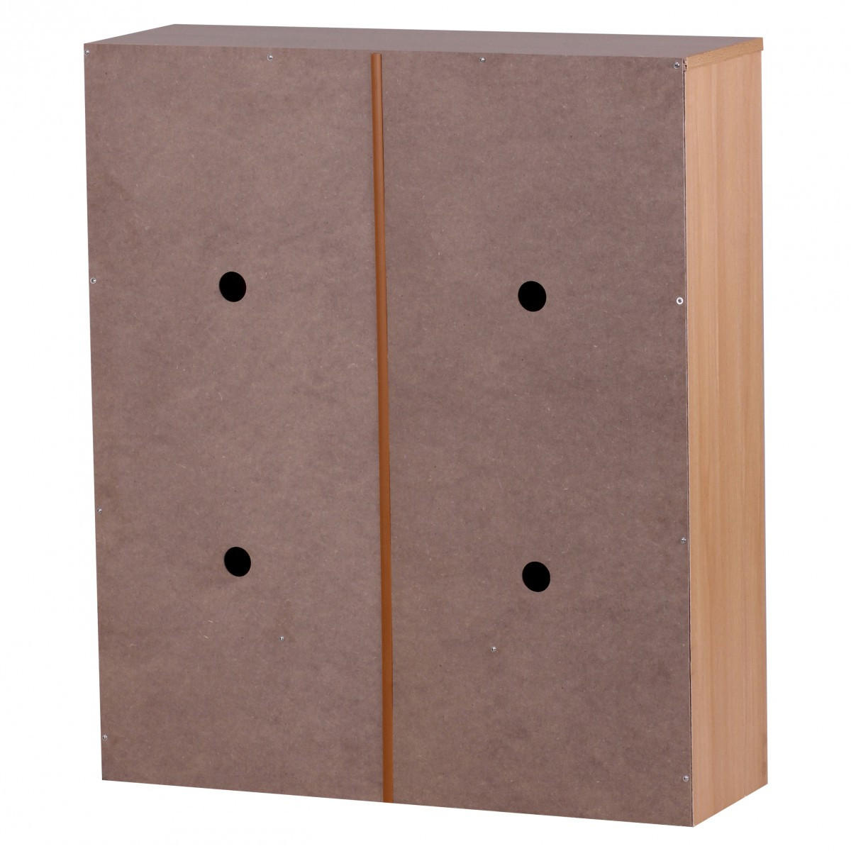 SCHUHREGAL Holz für 20 Paar Schuhe mit offenen Fächern, Beige 75x24x87 cm - Beige/Braun, Holz/Kunststoff (75/87/24cm) - KADIMA DESIGN