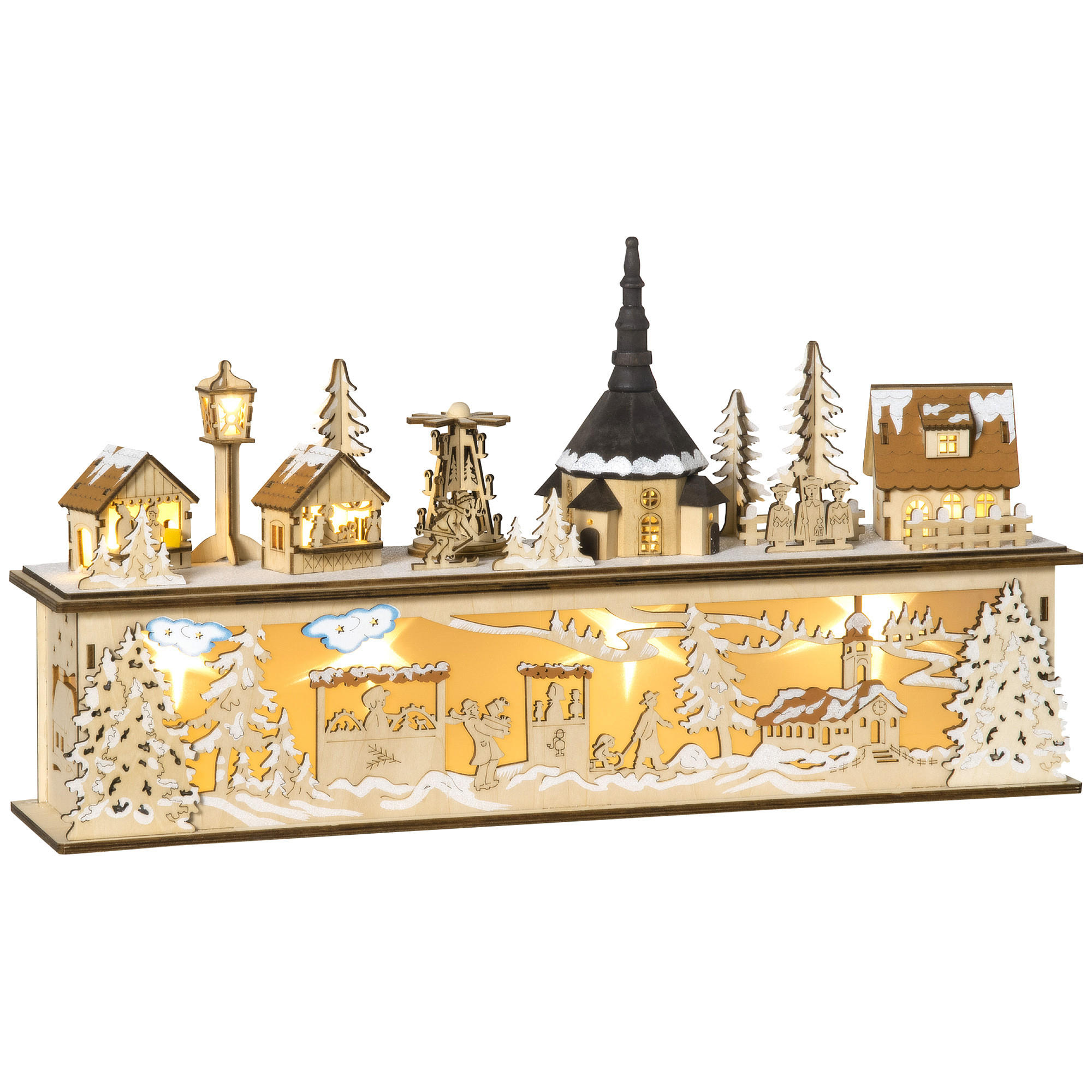 Homcom Weihnachtsdeko Natur 10x25x45 cm