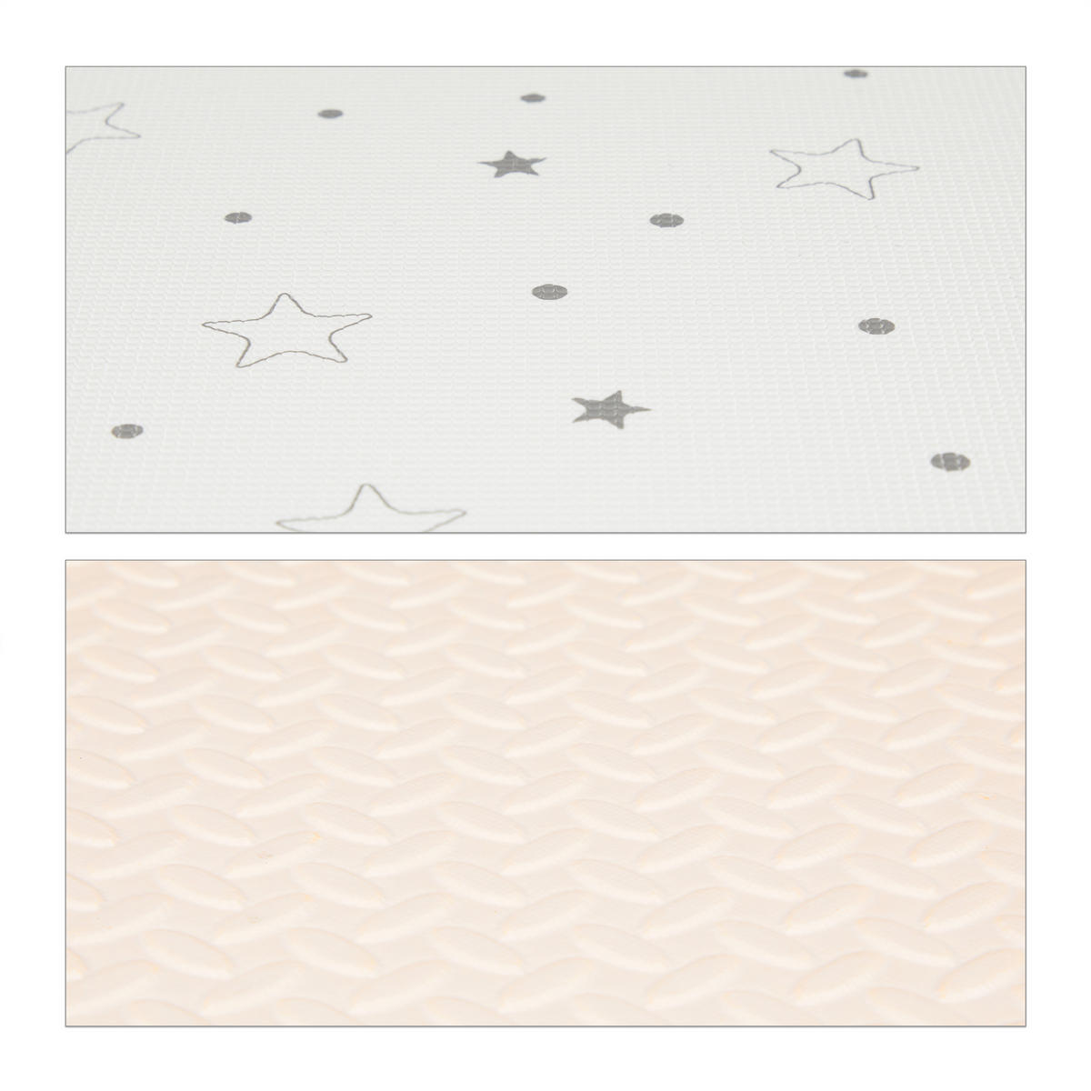 8XPUZZLEMATTE - Weiß, Kunststoff (51/51cm) - Relaxdays