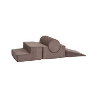 SCHAUMSTOFF-BAUSTEINE für Kinder, Shape, Cord, Braun - Braun, Textil (45/30/169cm) - MeowBaby