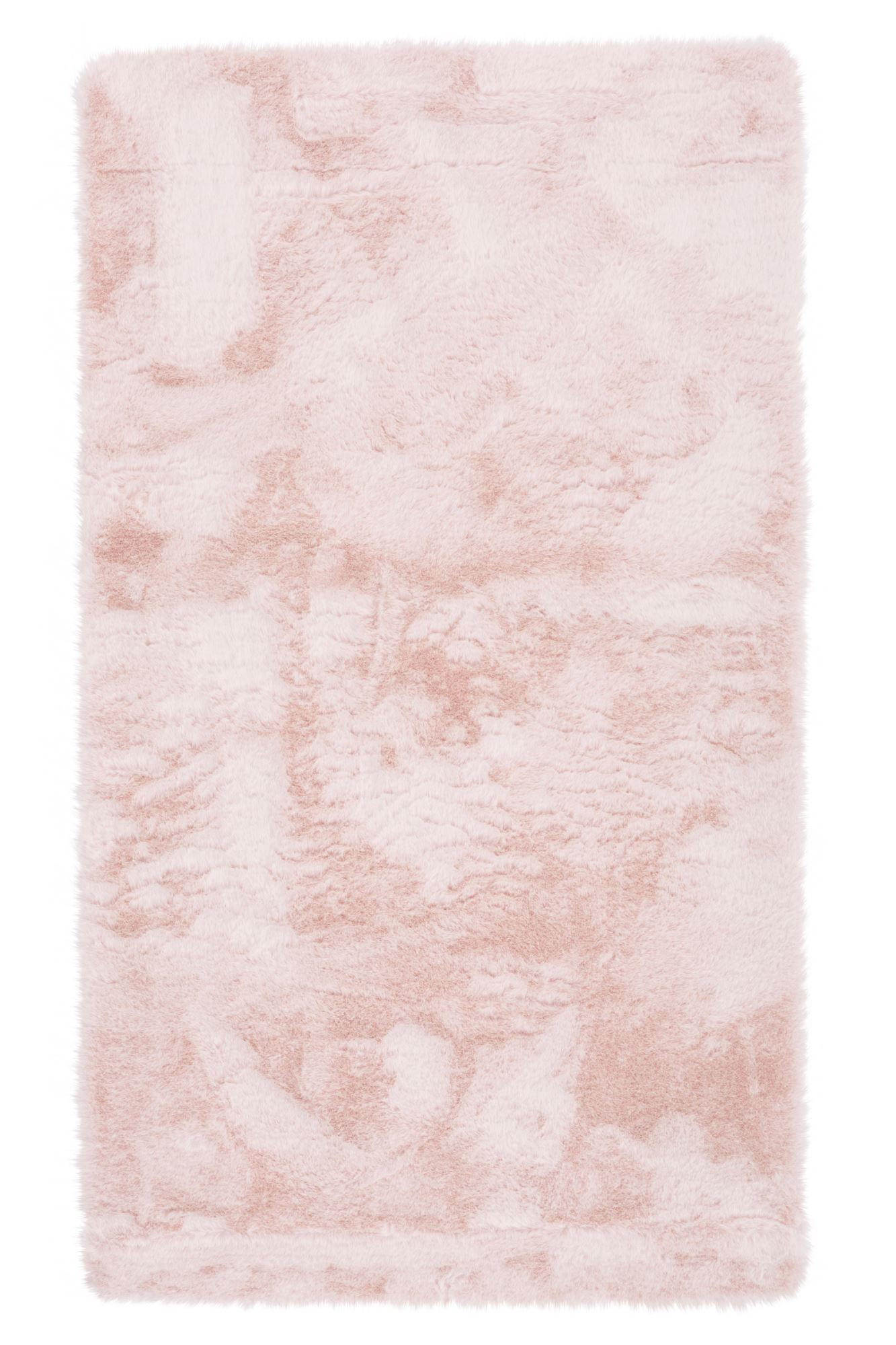 KUNSTFELLTEPPICH Sara 60x90 cm - Rosa, Textil (60/90cm) - Gino Falcone