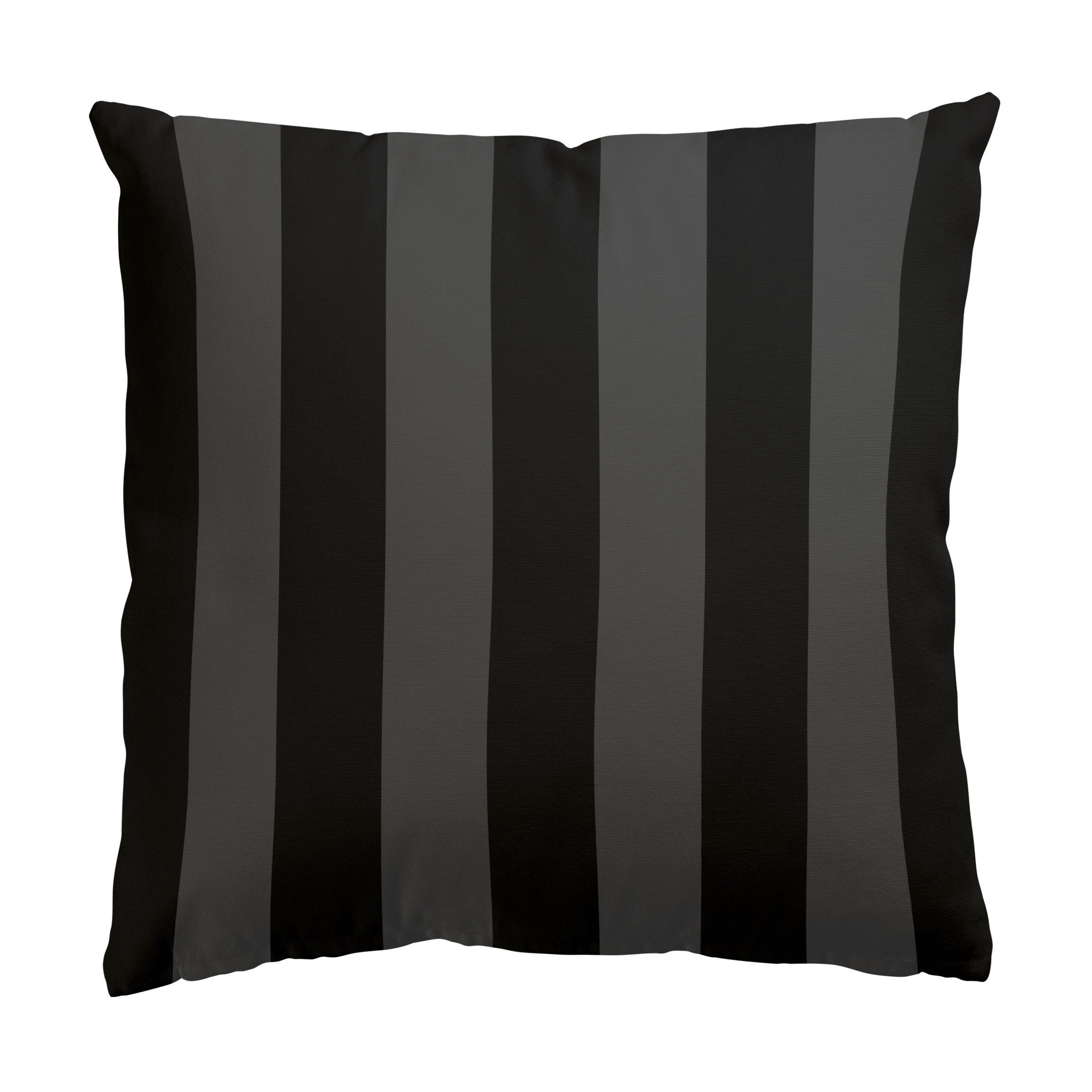 Bilderwelten Dekokissen Schwarz 40x10x40 cm