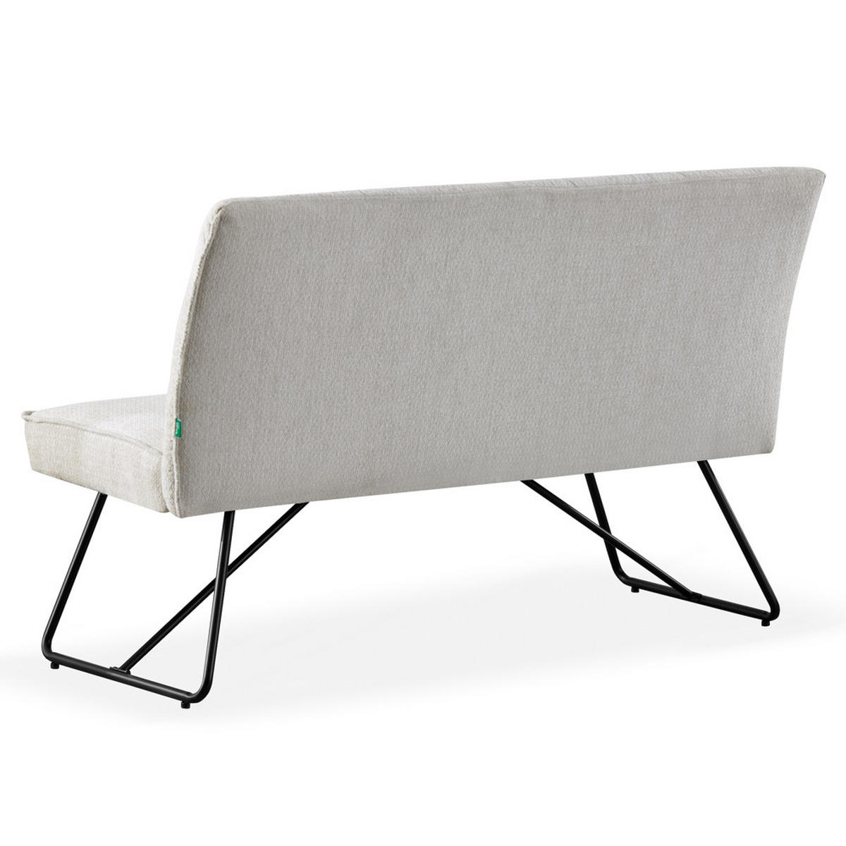 SITZBANK HANNAH - Creme, Metall (140/89/65cm) - DUBI Möbel