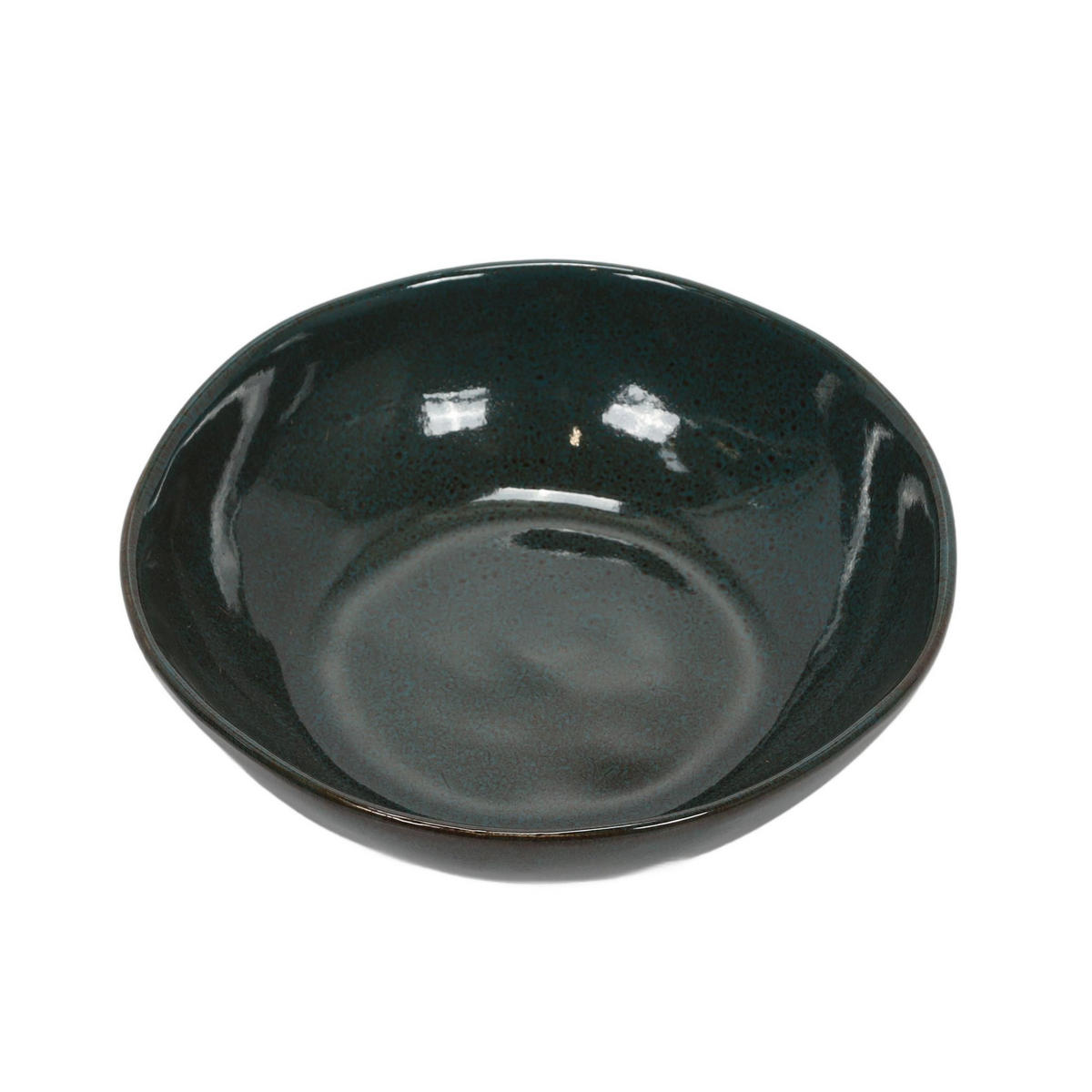 SUPPENTELLER Jade Schwarz 18,7/18,7/5,2 cm - Schwarz, Keramik (19cm) - Secret de Gourmet