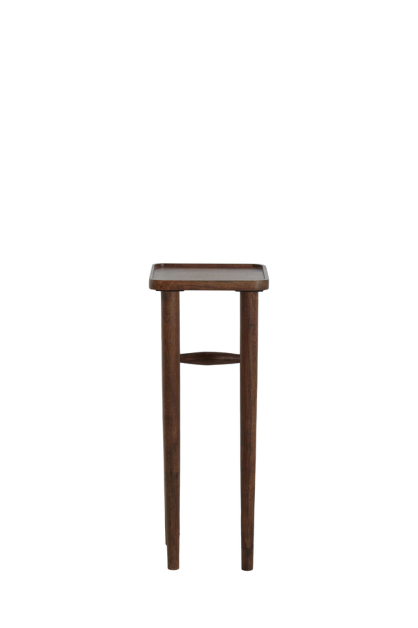SÄULE Qiano Braun 32/32/80 cm - Dunkelbraun, Holz (32/32/80cm) - Light & Living