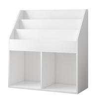BÜCHERSCHRANK, braun 73x30x80 cm - Weiß, Holzwerkstoff (73/80/30cm) - Rexo