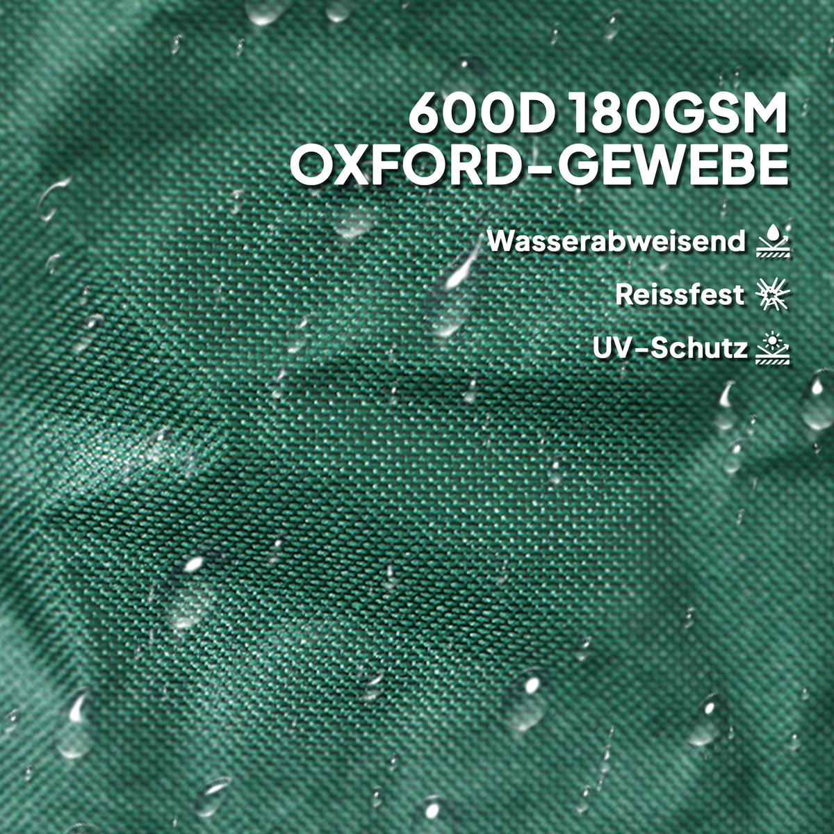 GARTENSACK 4x 86L - Grün, Textil (47/50/47cm) - Outsunny