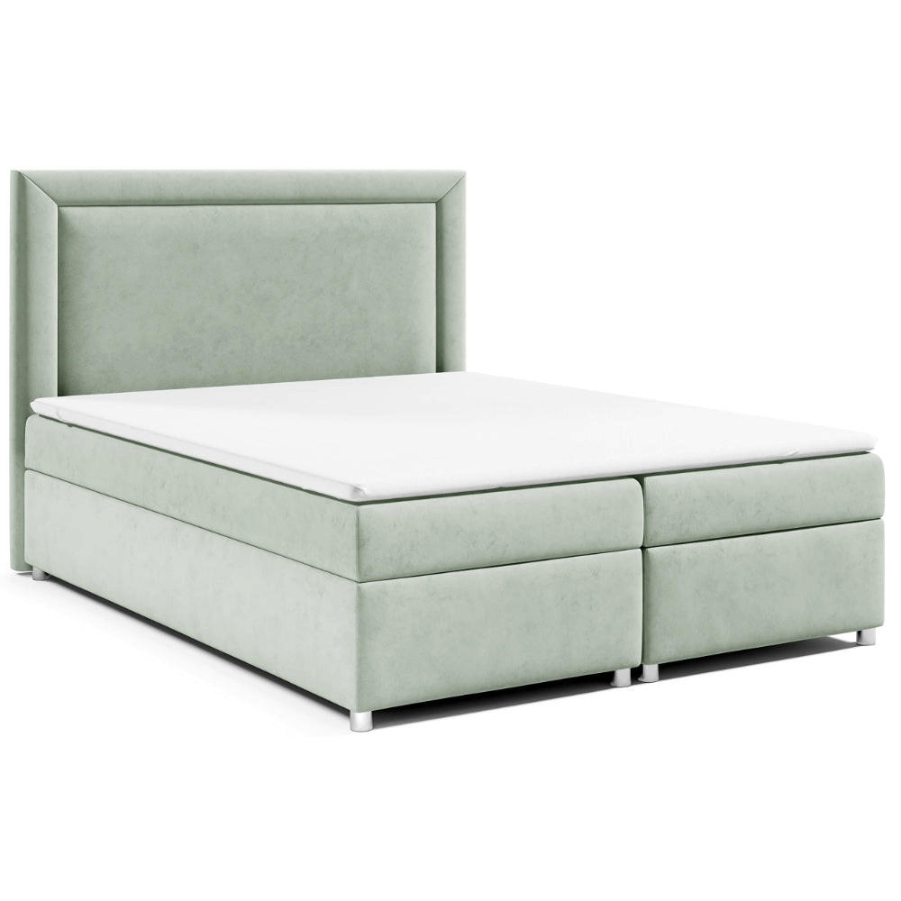 BOXBETT mit Bettkasten Trinity K-3 Bonellfederkern - Mintgrün, Holz/Holzwerkstoff (160/200cm) - Best For Home