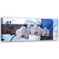 KUNSTDRUCK Blau 120/40 cm - Blau, Textil (120/40cm) - KUNSTLOFT