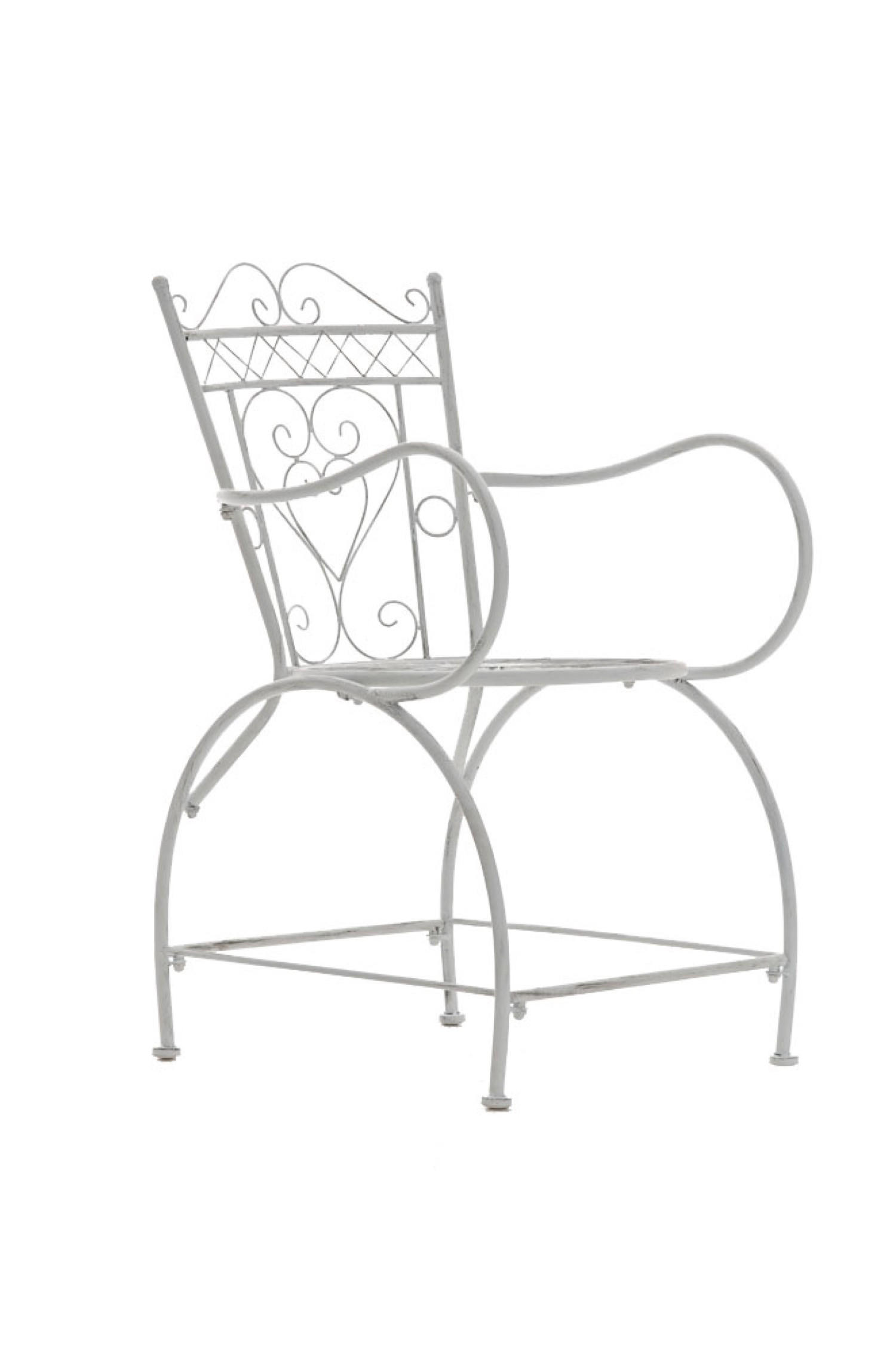 GARTENSTUHL Sheen antik weiß - Weiß, Metall (48/60/88cm) - TPFGarden