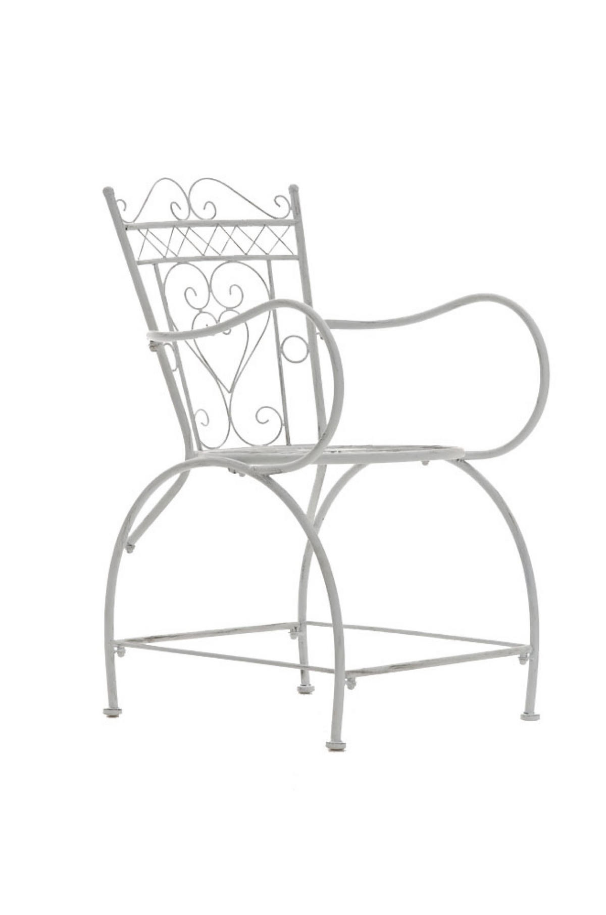 GARTENSTUHL Sheen antik weiß - Weiß, Metall (48/60/88cm) - TPFGarden