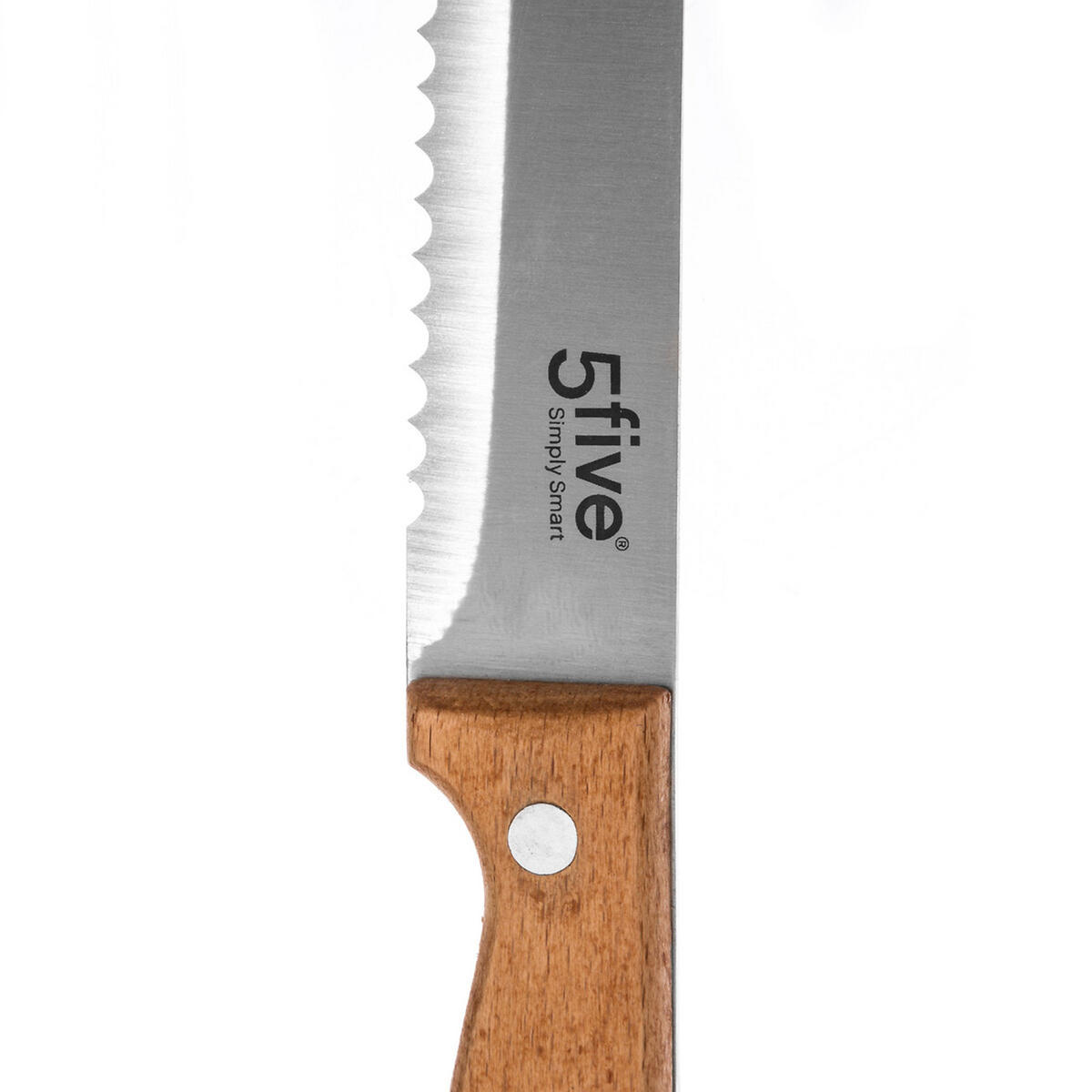 SCHNEIDEBRETT mit Brotmesser, Bambus, 44 x 25 cm - Braun, Holz (27.3/44cm) - 5five Simply Smart