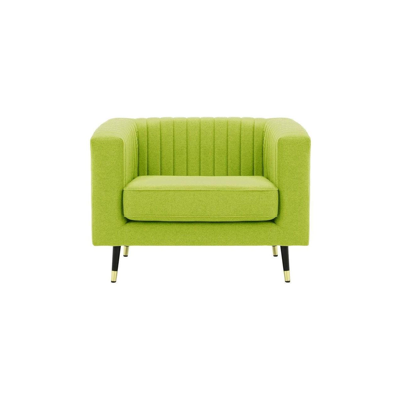 SESSEL Slender-Baku 7 - Hellgrün, Holz/Textil (99/71/83cm) - SLF24